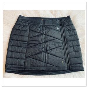 Smartwool Black Quilted Mini Skirt